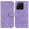 For Xiaomi 13T / 13T Pro / Redmi K60 Ultra Double 8-shaped Embossed Leather Phone Case(Purple)