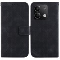 For Xiaomi Redmi Note 13 5G Double 8-shaped Embossed Leather Phone Case(Black)