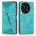 For Tecno Camon 30 Premier Dream Triangle Leather Phone Case with Lanyard(Green)