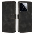 For Xiaomi 14 Dream Triangle Leather Phone Case with Lanyard(Black)