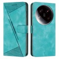 For Xiaomi 14 Ultra Dream Triangle Leather Phone Case with Lanyard(Green)
