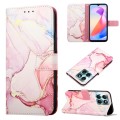 For Honor X6a PT003 Marble Pattern Flip Leather Phone Case(LS005)