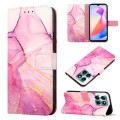 For Honor X6a PT003 Marble Pattern Flip Leather Phone Case(LS001)