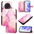 For Honor X30 5G / X9 4G / X9 5G PT003 Marble Pattern Flip Leather Phone Case(Pink Purple Gold)