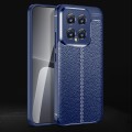 For Xiaomi 14 Litchi Texture Shockproof TPU Phone Case(Blue)