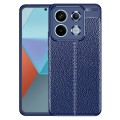 For Xiaomi Redmi Note 13 Pro Litchi Texture Shockproof TPU Phone Case(Blue)