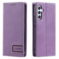 For Samsung Galaxy A14 5G / 4G TTUDRCH RFID Retro Texture Magnetic Leather Phone Case(Purple)