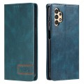 For Samsung Galaxy A32 4G TTUDRCH RFID Retro Texture Magnetic Leather Phone Case(Greem)