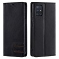 For Samsung Galaxy A71 4G TTUDRCH RFID Retro Texture Magnetic Leather Phone Case(Black)