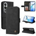 For OnePlus Ace 3V Skin Feel Life Tree Metal Button Leather Phone Case(Black)