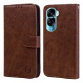For Honor 90 Lite Skin Feeling Oil Leather Texture PU + TPU Phone Case(Brown)
