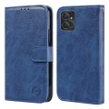 For Motorola Moto G Power 2023 Skin Feeling Oil Leather Texture PU + TPU Phone Case(Dark Blue)