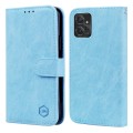 For Motorola Moto G Power 2023 Skin Feeling Oil Leather Texture PU + TPU Phone Case(Light Blue)