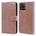 For Motorola Moto G Stylus 5G 2023 Skin Feeling Oil Leather Texture PU + TPU Phone Case(Champagne)