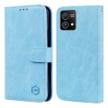 For Motorola Moto G Stylus 5G 2023 Skin Feeling Oil Leather Texture PU + TPU Phone Case(Light Blue)