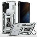 For Samsung Galaxy S24 Ultra 5G Armor PC + TPU Camera Shield Phone Case(Grey)