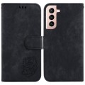 For Samsung Galaxy S22 5G Little Tiger Embossed Leather Phone Case(Black)