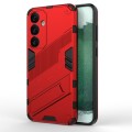 For Samsung Galaxy S24+ 5G Punk Armor 2 in 1 PC + TPU Shockproof Phone Case with Invisible Holder(Re