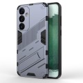 For Samsung Galaxy S24+ 5G Punk Armor 2 in 1 PC + TPU Shockproof Phone Case with Invisible Holder(Gr