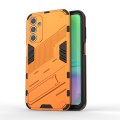 For Samsung Galaxy A15 Punk Armor 2 in 1 PC + TPU Shockproof Phone Case with Invisible Holder(Orange