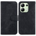 For Xiaomi Redmi Note 13 4G Global Little Tiger Embossed Leather Phone Case(Black)