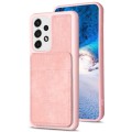 For Samsung Galaxy A13 4G/5G BF28 Frosted Card Bag Phone Case with Holder(Pink)
