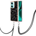 For OnePlus Nord CE3 Electroplating Dual-side IMD Phone Case with Lanyard(Equation)