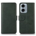 For Motorola Moto G34 5G Cow Texture Leather Phone Case(Green)