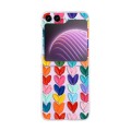 For Samsung Galaxy Z Flip5 Painted Pattern PC Transparent Folding Phone Case(Z11 Oil Painting Love H