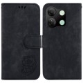 For Tecno Pova 5 Pro Little Tiger Embossed Leather Phone Case(Black)