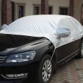 Car Half-cover Car Clothing Sunscreen Heat Insulation Sun Nisor, Plus Cotton Size: 4.7x1.8x1.5m