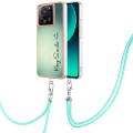 For Xiaomi 13T/13T Pro Electroplating Dual-side IMD Phone Case with Lanyard(Smile)