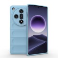 For OPPO Find X7 5G Magic Shield TPU + Flannel Phone Case(Light Blue)