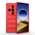 For OPPO Find X7 Ultra 5G Magic Shield TPU + Flannel Phone Case(Red)