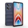 For OPPO A79 5G Global Magic Shield TPU + Flannel Phone Case(Dark Blue)