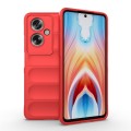 For OPPO A79 5G Global Magic Shield TPU + Flannel Phone Case(Red)