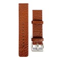 22mm Universal Buffalo Leather Watch Band(Brown)