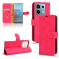 For Xiaomi Redmi Note 13 Pro 5G Skin Feel Magnetic Flip Leather Phone Case(Rose Red)