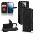 For Xiaomi 14 Skin Feel Magnetic Flip Leather Phone Case(Black)
