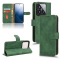 For Xiaomi 14 Skin Feel Magnetic Flip Leather Phone Case(Green)