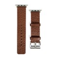 For Apple Watch Ultra 49mm Buffalo Leather Watch Band(Brown)