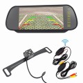 PZ709 437-W 7.0 inch TFT LCD Car External Wireless Rear View Monitor for Car Rearview Parking Video