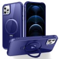 For iPhone 13 Pro MagSafe Magnetic Holder Phone Case(Klein Blue)
