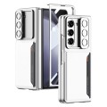 For Samsung Galaxy Z Fold5 GKK Integrated Ultra-thin Sliding Window Folding Phone Case with Card Hol