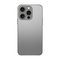 For iPhone 15 Pro Max Electroplating AG Frosted Phone Case(Silver Grey)