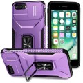 For iPhone 7 Plus Sliding Camshield Holder Phone Case(Purple)