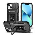 For iPhone 12 mini Sliding Camshield Holder Phone Case(Black)