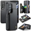For Samsung Galaxy Z Fold4 5G CaseMe C22 PC+TPU Business Style RFID Anti-theft Leather Phone Case(Bl