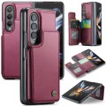 For Samsung Galaxy Z Fold4 5G CaseMe C22 PC+TPU Business Style RFID Anti-theft Leather Phone Case(Wi