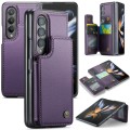 For Samsung Galaxy Z Fold4 5G CaseMe C22 PC+TPU Business Style RFID Anti-theft Leather Phone Case(Pu